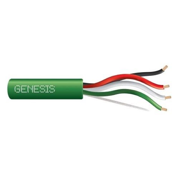 31041105 22 AWG 4 CONDUCTOR STRANDED CMP/FT6 1000 Foot  pull box Green