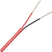 4506104W 18/2 SOLID 1000 Footfoot reel Red w/ White Stripe
