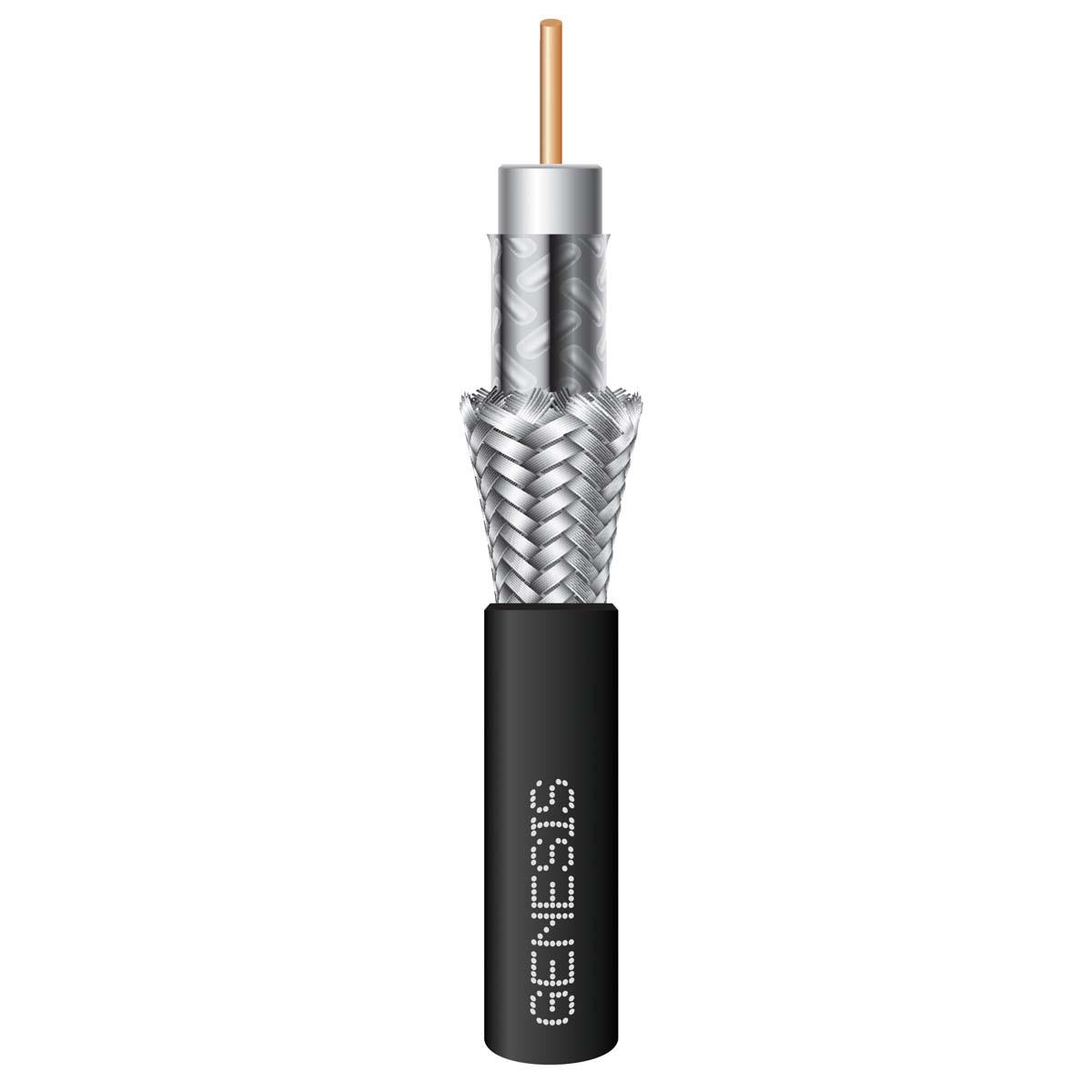 50031103 RG6 CCS DUAL-SHIELD (60%) 1000 Footfoot pull box Orange