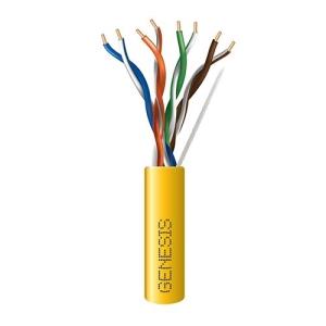 50781102 24/4PR CAT 5E 1000 Footfoot pull box Yellow