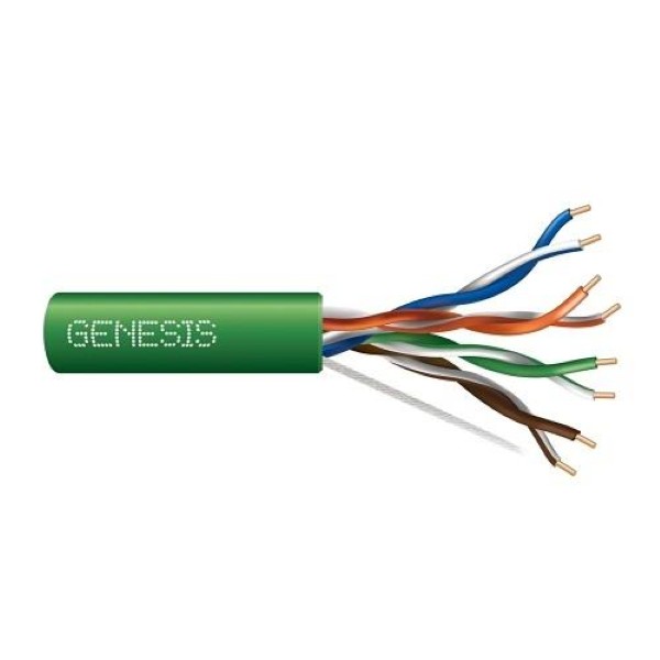 63611105 23 AWG 4 PAIR SOLID CMP/FT6 1000 Foot  pull box Green
