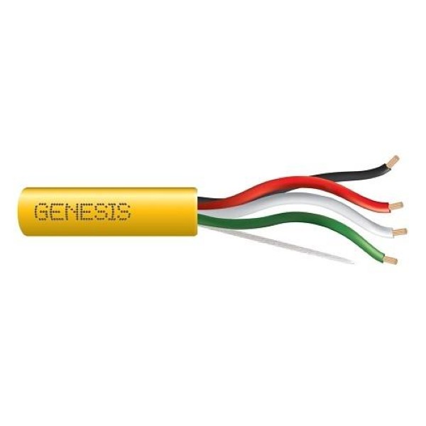 31151102 18 AWG 4 CONDUCTOR STRANDED CMP/FT6 1000 Foot  pull box Yellow