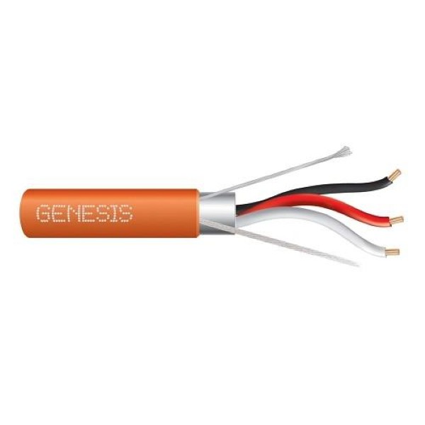 32271103 22 AWG 3 CONDUCTOR STRANDED SHIELDED CMP/FT6 1000 Foot  pull box Orange